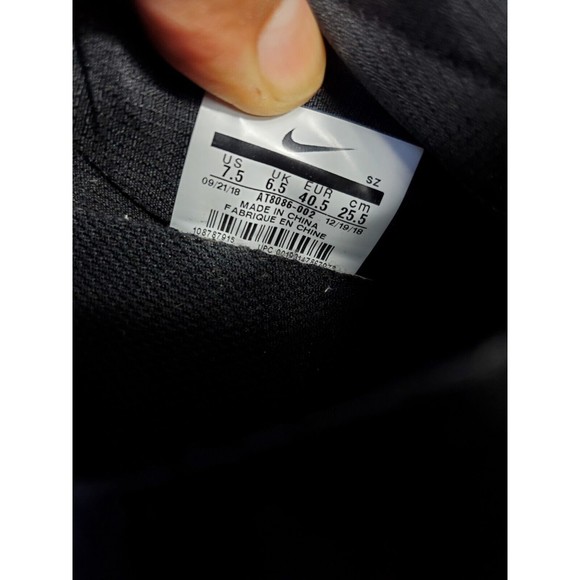 Nike Air Fear of God FOG MOC Black 2019 Mens Size 7.5 Sneaker Shoes Nice - Picture 14 of 14